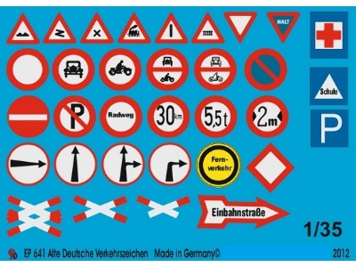 German Road Signs Early Version - zdjęcie 1
