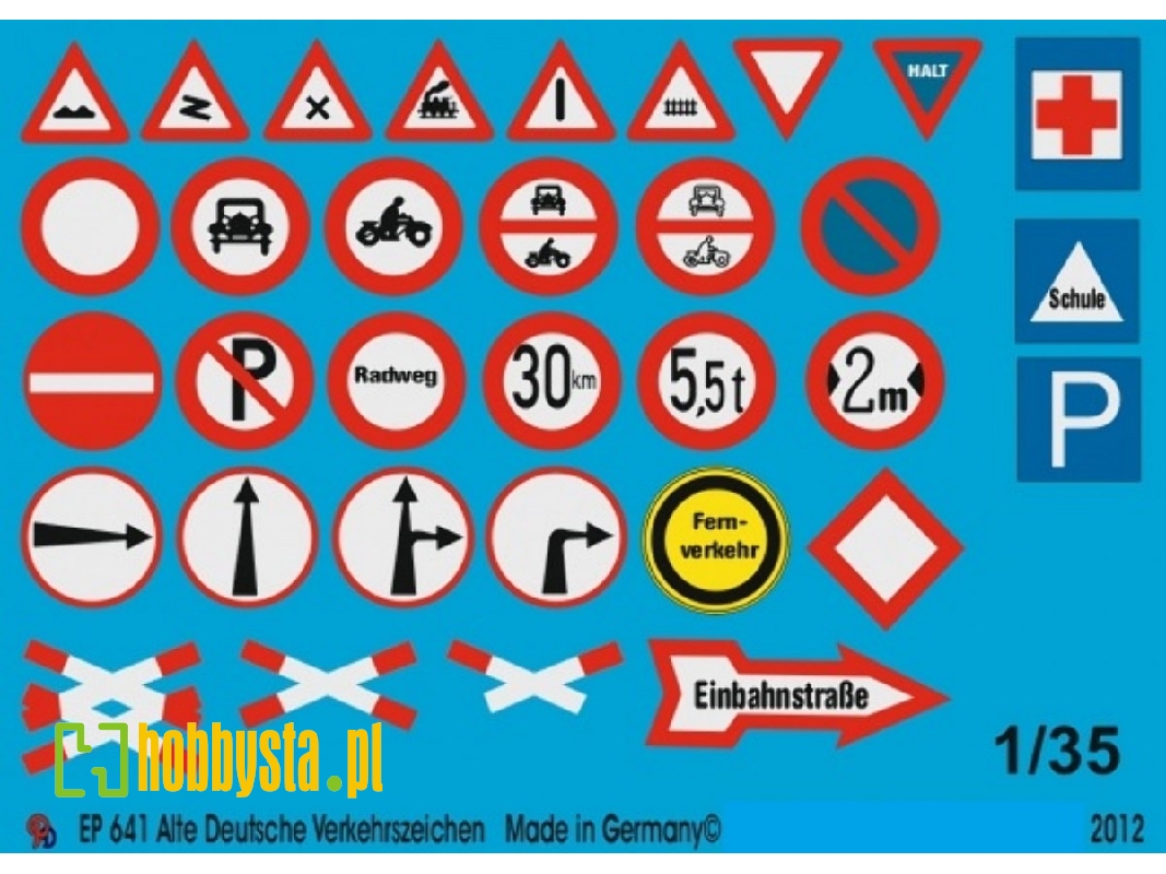 German Road Signs Early Version - zdjęcie 1