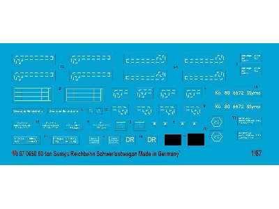 80 Ton Ssyms Rail Flatbed Markings - zdjęcie 1