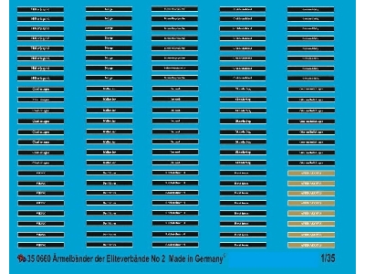 Cuff Titles Of The Waffen Ss And Wehrmacht - zdjęcie 1
