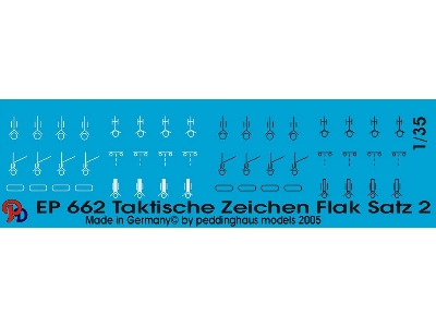 Wehrmacht Tactical Markings Anti Aircraft Units Set No. 2 - zdjęcie 1