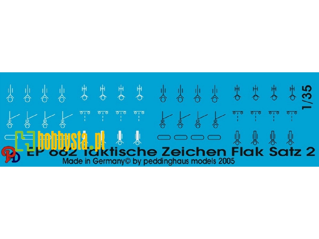 Wehrmacht Tactical Markings Anti Aircraft Units Set No. 2 - zdjęcie 1