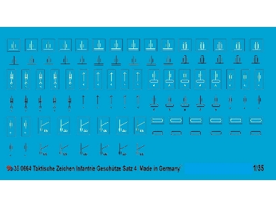 Wehrmacht Tactical Markings Infantry Guns Units Set No. 4 - zdjęcie 1