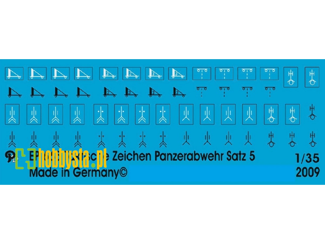 Wehrmacht Tactical Markings Anti Tank Units Set No. 5 - zdjęcie 1