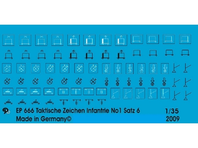 Wehrmacht Tactical Markings Infantry Units Set No. 6 - zdjęcie 1