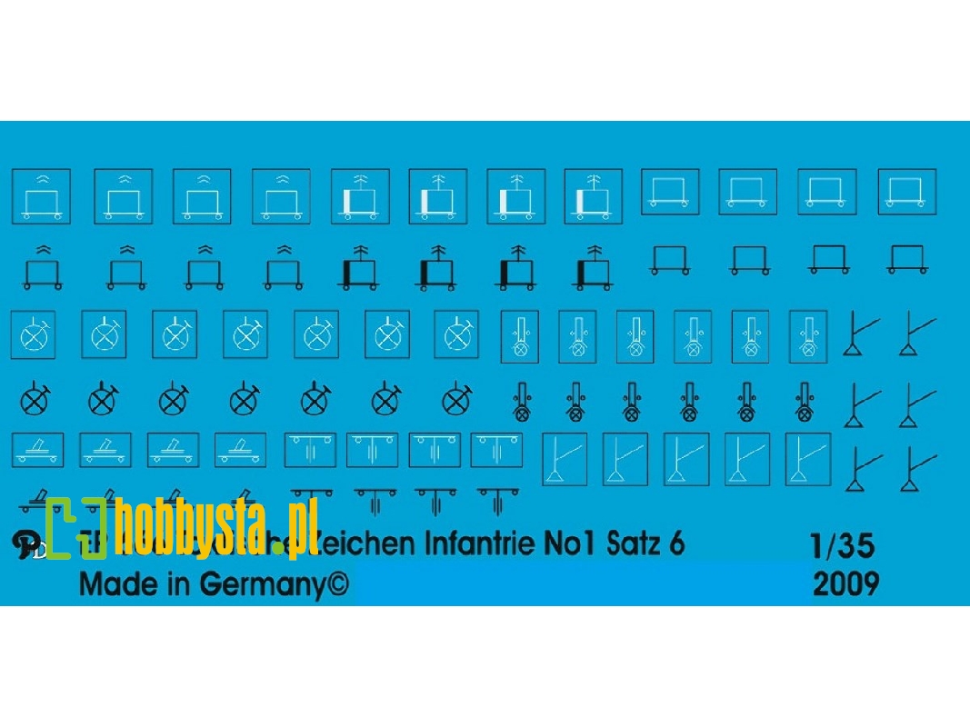 Wehrmacht Tactical Markings Infantry Units Set No. 6 - zdjęcie 1