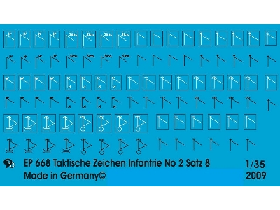 Wehrmacht Tactical Markings Infantry Units Set No. 8 - zdjęcie 1