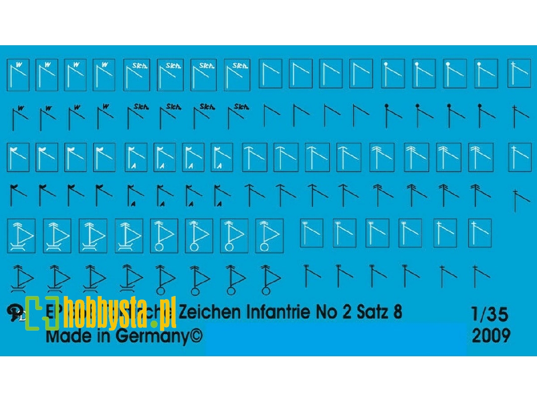 Wehrmacht Tactical Markings Infantry Units Set No. 8 - zdjęcie 1
