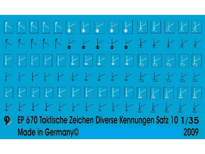 Wehrmacht Tactical Markings Special Units Set No. 10 - zdjęcie 1