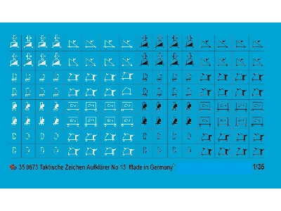 Wehrmacht Tactical Markings Recce Units Set No. 13 - zdjęcie 1