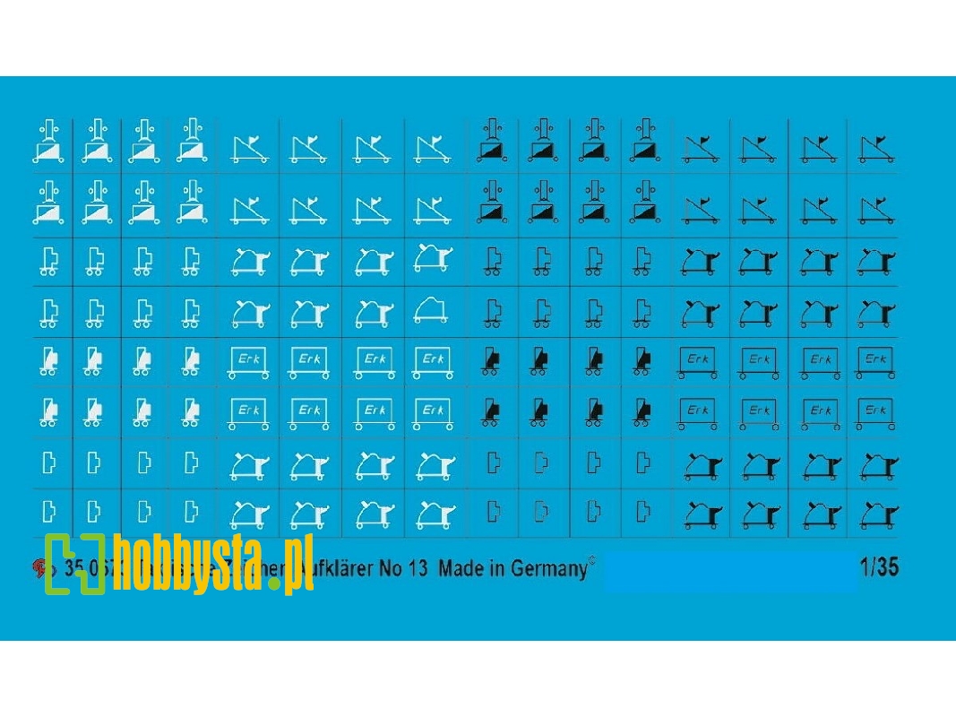 Wehrmacht Tactical Markings Recce Units Set No. 13 - zdjęcie 1