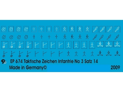Wehrmacht Tactical Markings Infantry Group Units Set No. 14 - zdjęcie 1