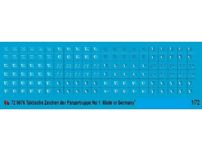 Wehrmacht Tactical Markings Tank Units Set No. 1 - zdjęcie 1