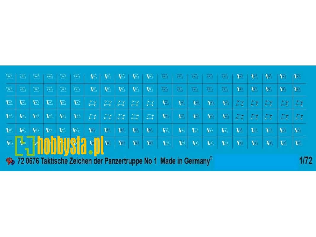 Wehrmacht Tactical Markings Tank Units Set No. 1 - zdjęcie 1