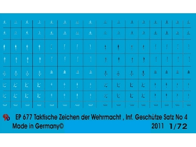 Wehrmacht Markings Infantry Guns Set No. 4 - zdjęcie 1