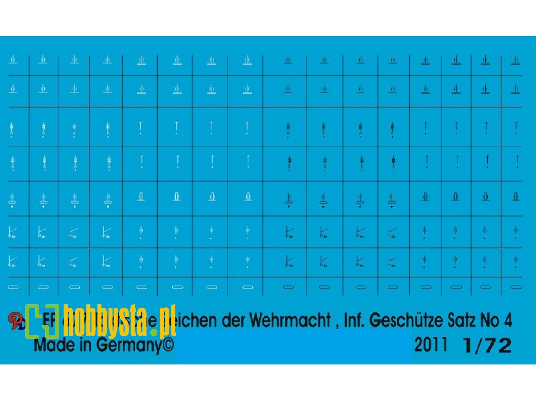 Wehrmacht Markings Infantry Guns Set No. 4 - zdjęcie 1
