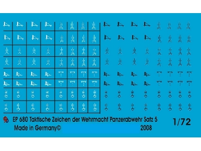 Wehrmacht Markings Anti Tank Units Set No. 5 - zdjęcie 1