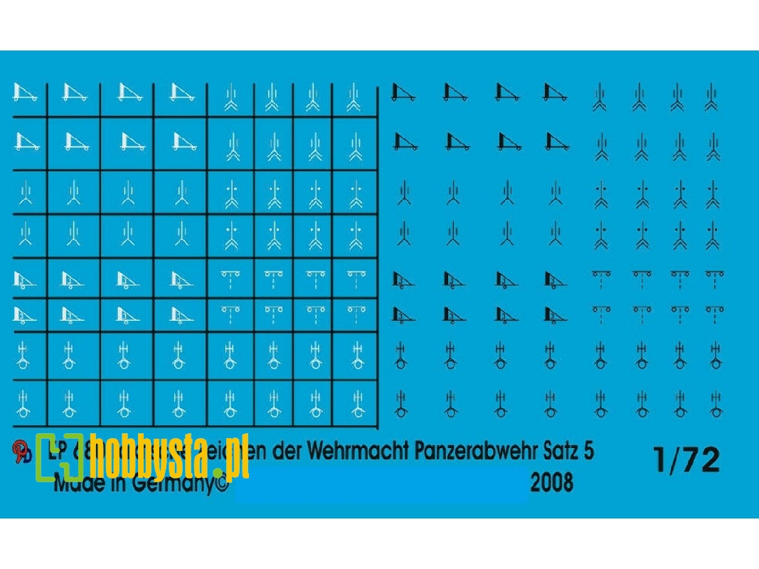 Wehrmacht Markings Anti Tank Units Set No. 5 - zdjęcie 1