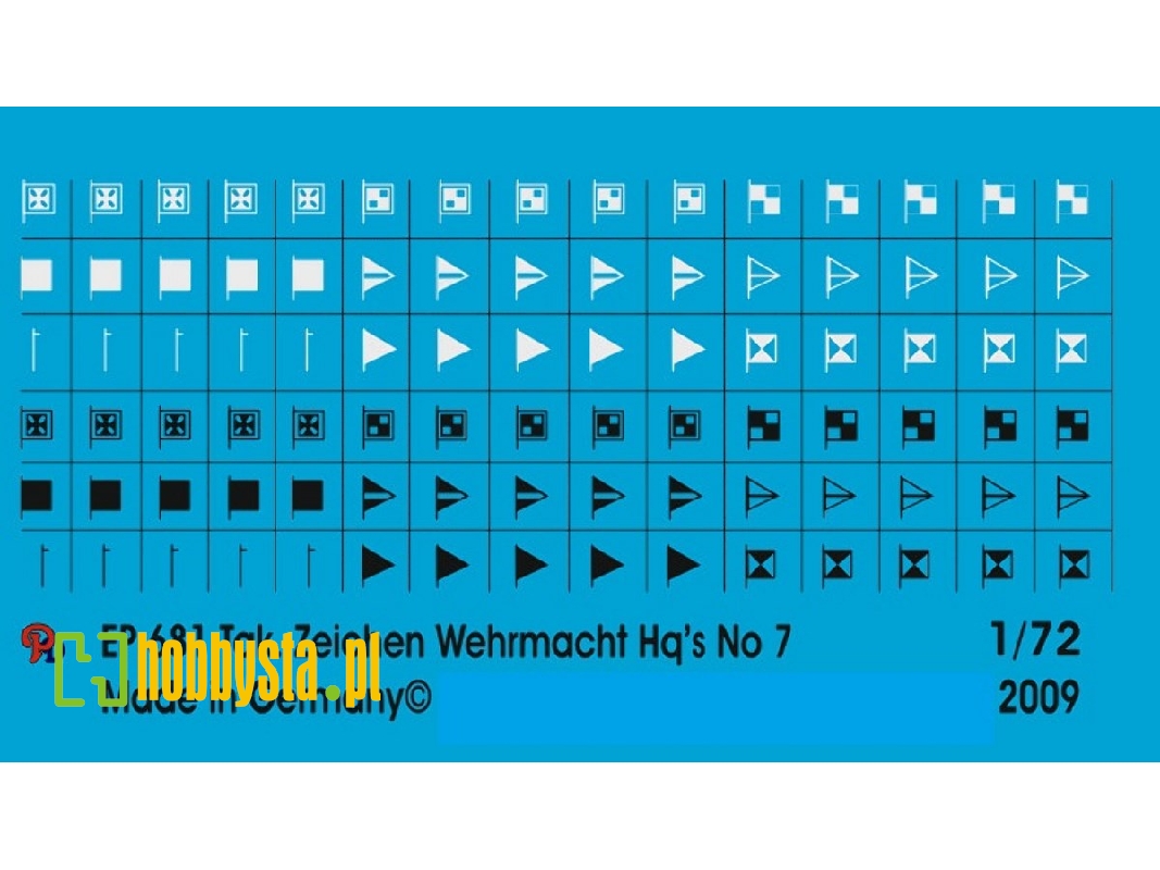 Wehrmacht Markings Hq Units Set No. 7 - zdjęcie 1