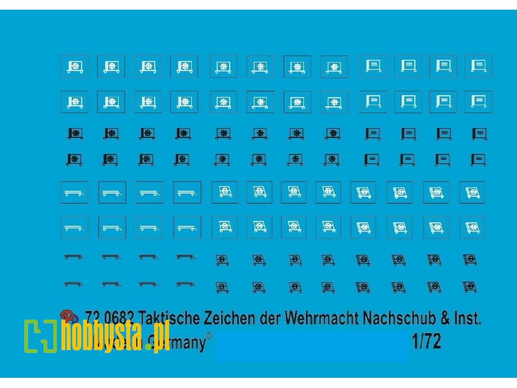 Wehrmacht Markings For Transport And Workshop Set No. 3 - zdjęcie 1