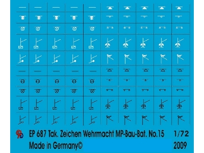 Wehrmacht Markings For Mp Road Working And Others Set No. 15 - zdjęcie 1