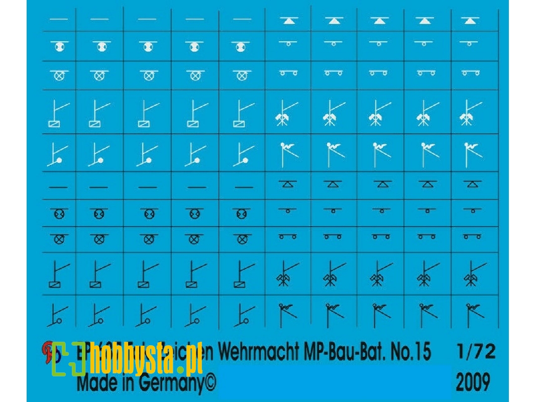 Wehrmacht Markings For Mp Road Working And Others Set No. 15 - zdjęcie 1