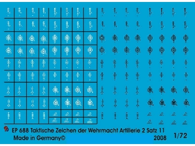 Wehrmacht Markings Heavy Artillery Set No. 11 - zdjęcie 1