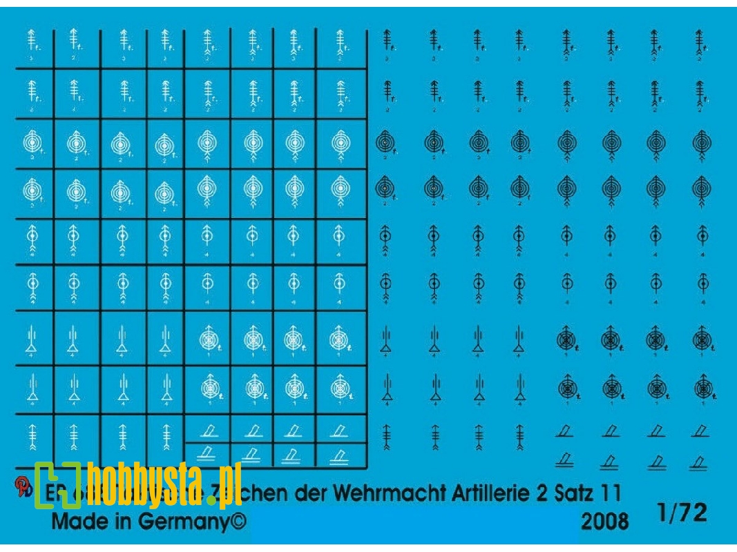 Wehrmacht Markings Heavy Artillery Set No. 11 - zdjęcie 1