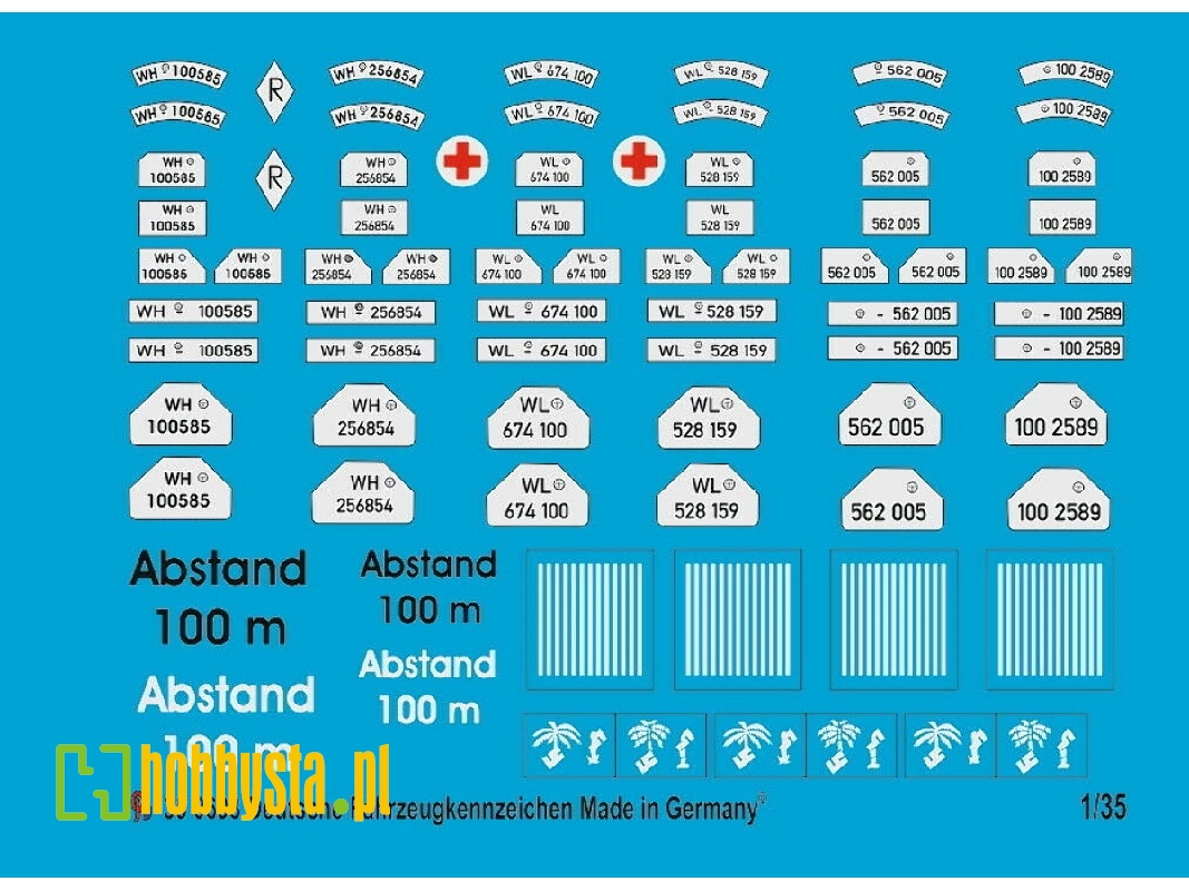 Number Plates Wehrmacht And Waffen Ss No. 2 - zdjęcie 1