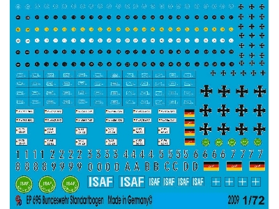 Modern German Army Iron Crosses, Road Class Signs, Tactical Markings - zdjęcie 1