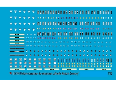 Uniform Insignia For Luftwaffe Anti Aircraft Troops And Para Uniforms - zdjęcie 1