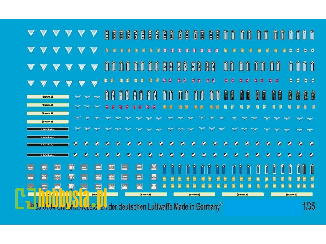 Uniform Insignia For Luftwaffe Anti Aircraft Troops And Para Uniforms - zdjęcie 1