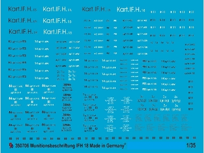 Ammo Markings For 10,5 Cm Lfh 18 Ammo - zdjęcie 1