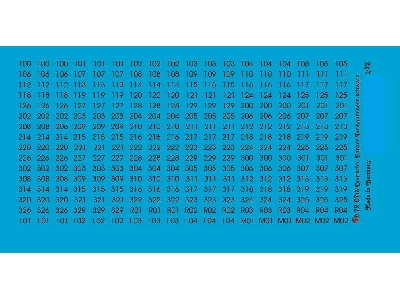 German Turret Numbers In Black - zdjęcie 1