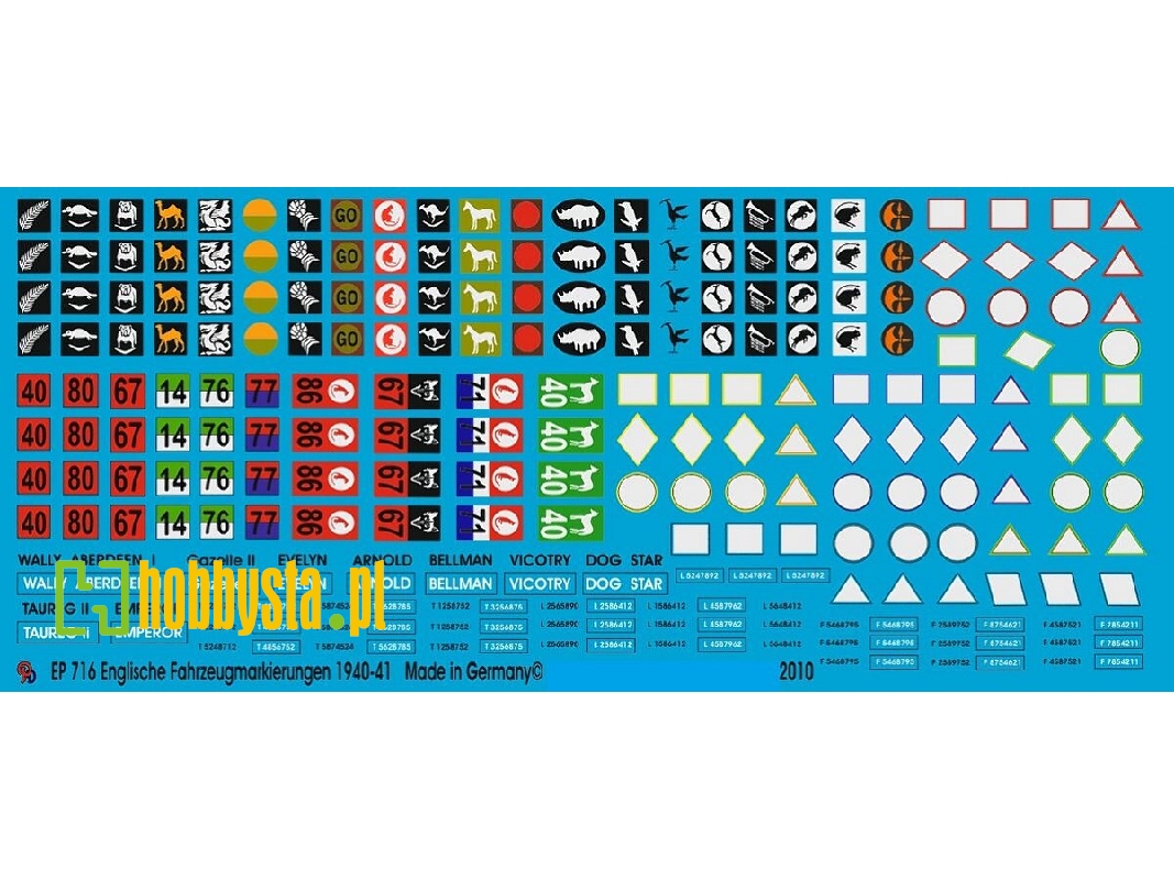English Tank And Vehicle Markings Early War - zdjęcie 1