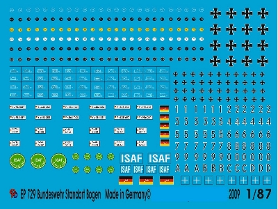 Modern German Army Iron Crosses, Road Class Signs, Tactical Markings - zdjęcie 1