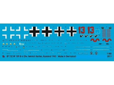 Bf 109 G 6 Ofw Heinrich Bartels - zdjęcie 1