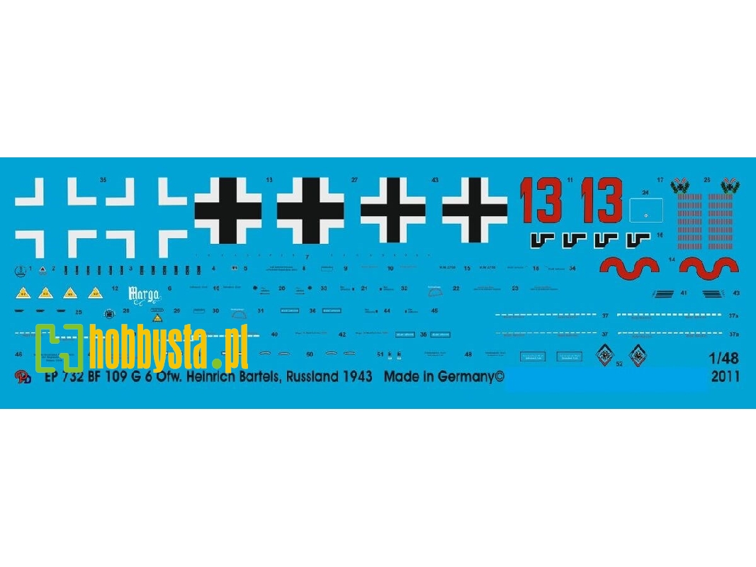 Bf 109 G 6 Ofw Heinrich Bartels - zdjęcie 1