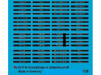 Waffen Ss Cuff Titles In Sütterlin Writing - zdjęcie 1