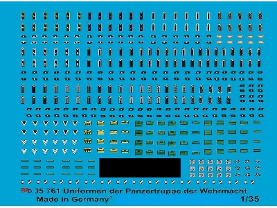 Wehrmacht Uniform Insignia No. 2 Tank Corps - Generals And Camouflage Uniforms - zdjęcie 1