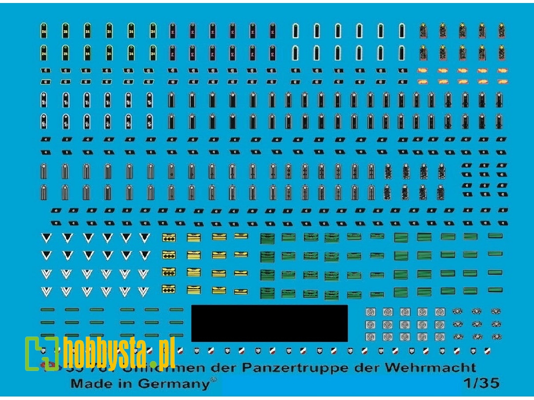 Wehrmacht Uniform Insignia No. 2 Tank Corps - Generals And Camouflage Uniforms - zdjęcie 1