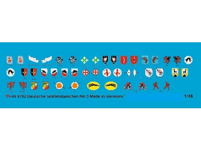 German Luftwaffe Different Fighter Unit Signs No. 3 - zdjęcie 1