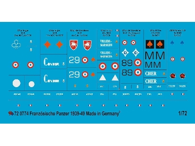 French Tank Markings 1939-1940 No. 1 - zdjęcie 1