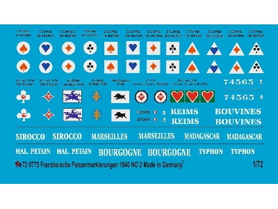 French Tank Markings 1939-1940 No. 2 - zdjęcie 1