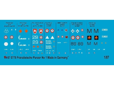French Tank Markings 1939-1940 No. 1 - zdjęcie 1