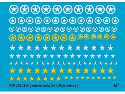 Us Army White And Yellow Stars - zdjęcie 1