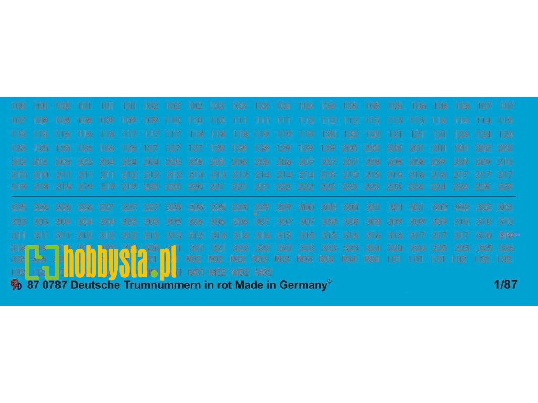 German Turret Number In Red - zdjęcie 1
