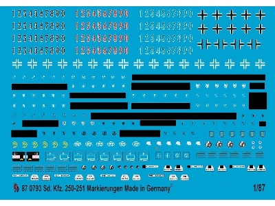 Sd. Kfz 250-251 Markings No. 1 - zdjęcie 1