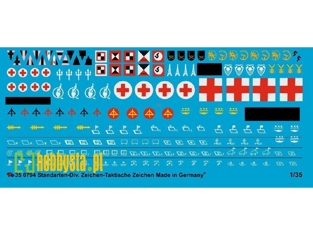 German Divisional Signs, Vehicle Stand And Tactical Markings After 1942 - zdjęcie 1