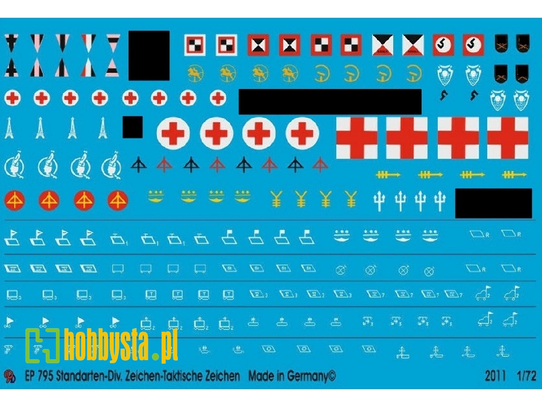 German Divisional Signs, Vehicle Stand And Tactical Markings After 1942 - zdjęcie 1